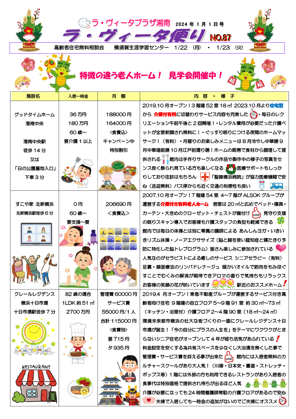 ラヴィータ便りNo.87 2023年1月1日号