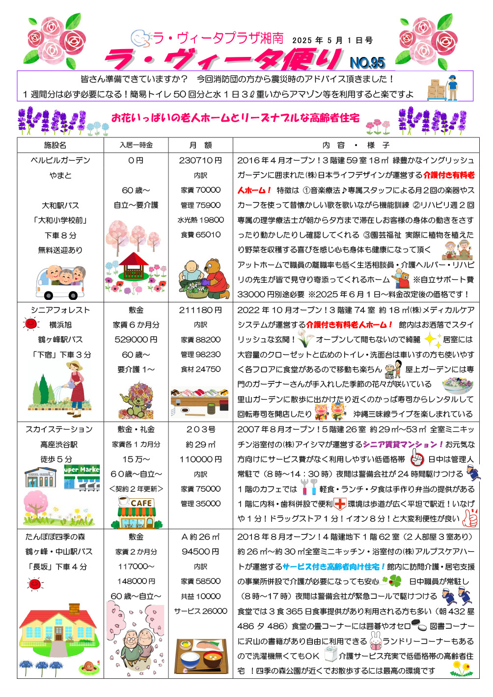 ラヴィータ便りNo.95 2025年5月1日号